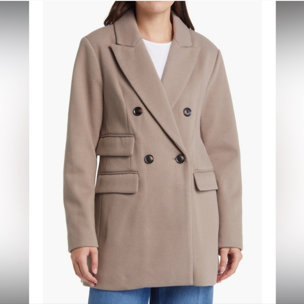 NWT‎ Women's BCBGMaxazria Double Breasted Coat Originally 348   Size XL